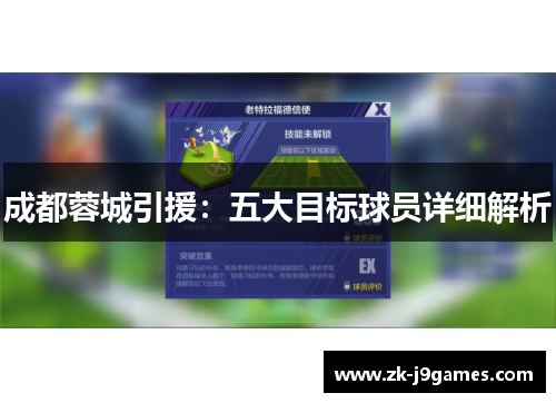 成都蓉城引援:五大目标球员详细解析 成都蓉城引援:五大目标球员详细解析